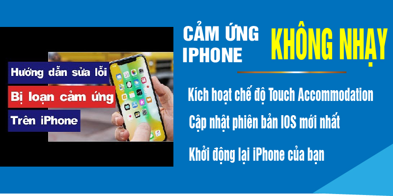 cảm ứng iphone không nhạy